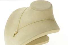 14K Yellow Gold Pearl Accented Golf Tee Golfer 3D Charm/Pendant