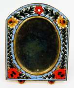 Vintage Italian Micro Mosaic Frame & Pin