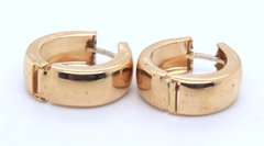Beautiful Yellow Gold Huggies