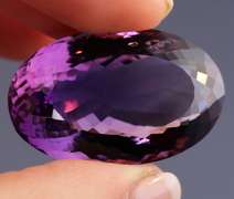 Collectors color shifting 87.40ct eye clean Brazilian Amethyst