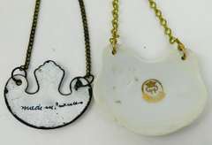 French Porcelain & Enamel Liquor Tags