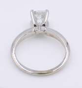 Majestic White Gold Princess Cut Solitare Engagement Ring