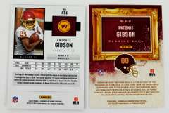 2 Antonio Gibson 2020 Panini Rookie Football Cards