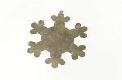 Sterling Silver 1988 Gorham Christmas Snowflake Gold Filled Ornament