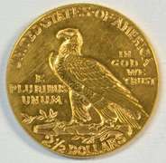 Blazing 1926 US $2.50 Indian Gold Piece