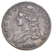 1836 Capped Bust Half Dollar - Lettered Edge