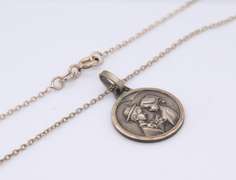 Vintage Sterling Silver Pendant on Chain