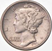 1921-D Mercury Dime