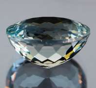 Large 25.93ct aqua blue Hydrothermal Quartz