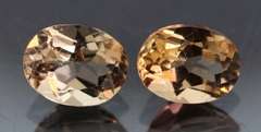 Beautifully matched 2.97ct Imperial Topaz pair