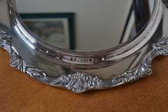 Vintage Reed & Barton Silver-Plated Mirror Centerpiece
