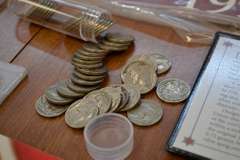 Lot Of Various Coins/Displays/Token/Medal Lot. Contains No Gold.