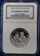 2008 S Bald Eagle 50C NGC PF70 Ultra Cameo