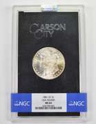MS64 1881-CC Morgan Silver Dollar - GSA Hoard - Graded NGC