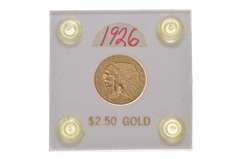 1926 $2.50 Indian Head Gold Quarter Eagle