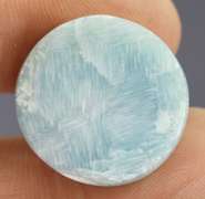 Collectors 30.40ct ice blue Larimar cabochon