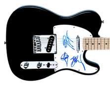 Cinderella Autographed Signed Guitar ACOA