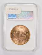 MS62 1914-D $20 Saint-Gaudens Gold Double Eagle - CAC - Graded NGC