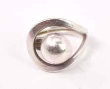 Dome Ring in Sterling Silver