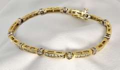 Bi-Color Diamond Bracelet