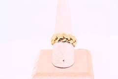 Handmade Italian 14k Gold Weaved Ring