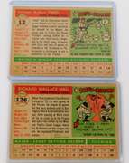 2 Topps 1955 Baseball Cards