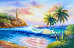 ONE OF A KIND BEAUTIFUL PAINTING ON CANVAS