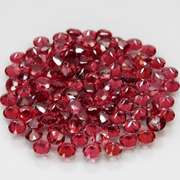 Incredible 7.11ct open color Pyrope Garnet set