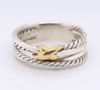 David Yurman X Cross over Ring