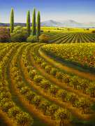 Textured Italian Style Landscape