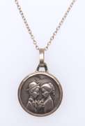 Vintage Sterling Silver Pendant on Chain