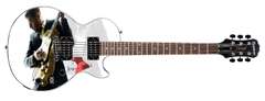 Eric Clapton Autographed Gibson Epiphone Les Paul Photo Graphics Guitar ACOA
