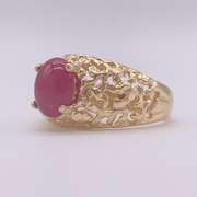 14kt Solid Yellow Gold Cocktail Ring