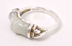 Green Gemstones Ring in Sterling Silver