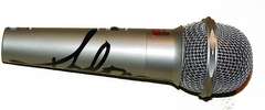 Madonna Autographed Facsimile Microphone