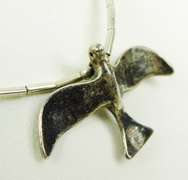 Native American Sterling Eagle Necklace