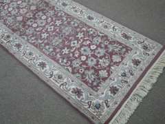 Handmade Kashan Design Runner 2.8x11.9