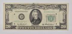 1950-B Star $20 Cleveland, OH U.S. Federal Reserve Note - Green Seal