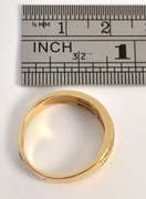 Sweet 3 Rows of Diamonds Band