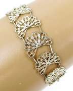 Elegant Sterling Filigree Bracelet