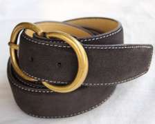 Classy Fine Quality Suede Belt, Made In Italy