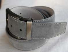 Classy Fine Quality Suede Belt, Made In Italy