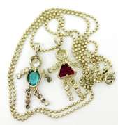 Sterling Mother's Charm Necklace
