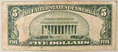 $ 1934 A $5 Silver Certificate Star Note