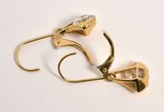 Pretty 14k Dangling CZ Earrings