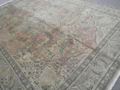 Semi Antique Persian Tabriz 9.7x12.11