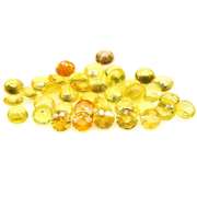 Glittering and bright 6.48ct fancy color Sapphire set