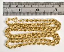 Useful 14k Rope Necklace