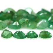 Rich emerald green 8.08ct 36pc emerald set