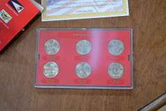 1999-2009 United States 50 State Quarters P and D Mints, Uncirculated Sets.
